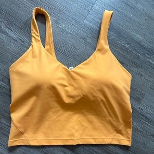 lululemon athletica Orange Tank Top